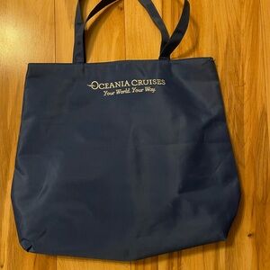 Oceania Cruises Navy Blue Tote Bag used unisex